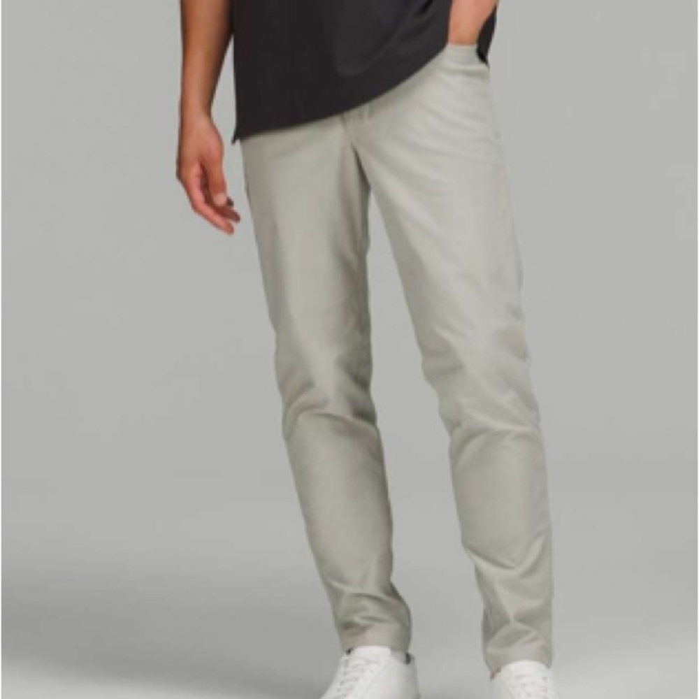 lululemon athletica ABC Slim-Fit Pant SIZe 36 Grey see last picture
